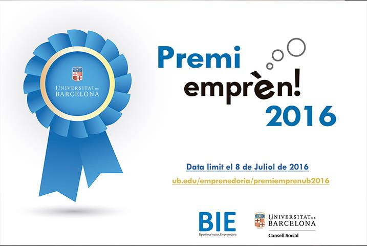 La Universitat de Barcelona convoca el Premi Emprèn!UB